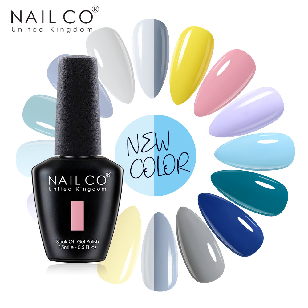Nail Art Laki Laki - NAILCO 15ml UV Gel Vernis à