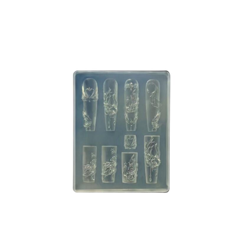 Nail Art Laki Laki - Moule en silicone pour nail art