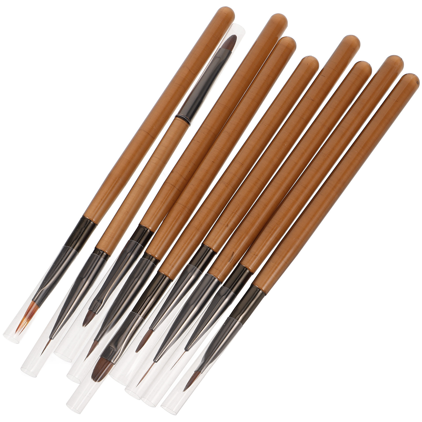 Nail Art Brush Set - Ensemble de 1 pinceaux élégants pour