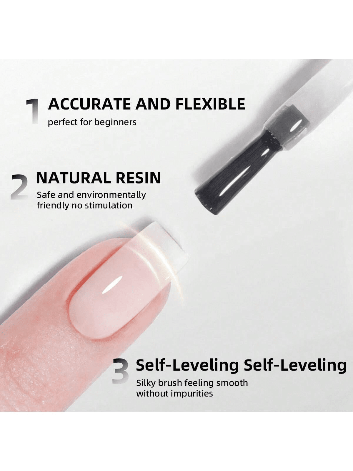 Vernis à ongles Gel transparen - Nail Art Orange avis et prix