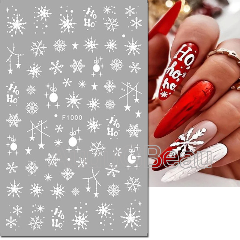 Autocollants 3D pour nail art, - Nail Art Xmas Tree avis et prix