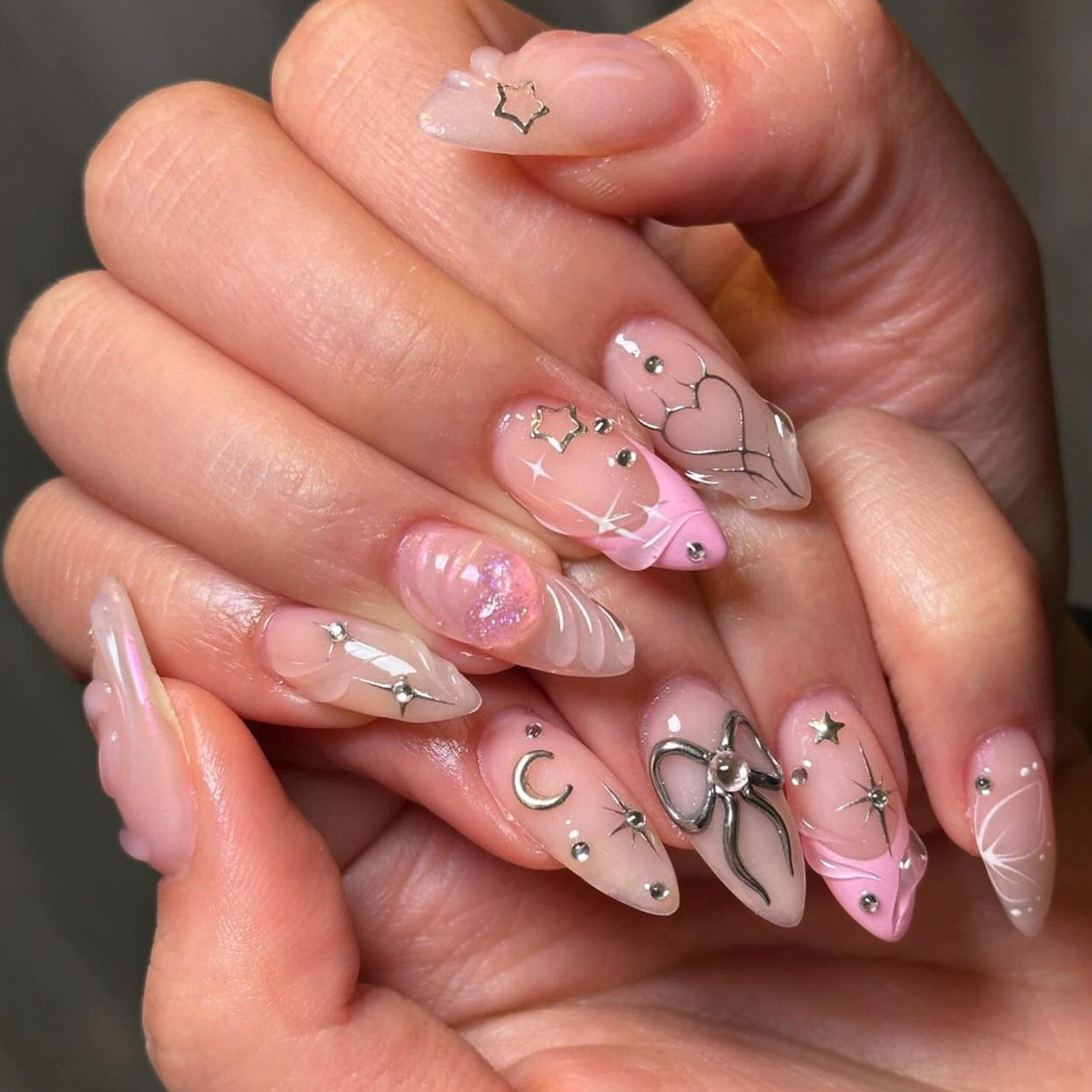 24 pièces arc faux ongles ense - Nail Art Valentines Day avis et prix