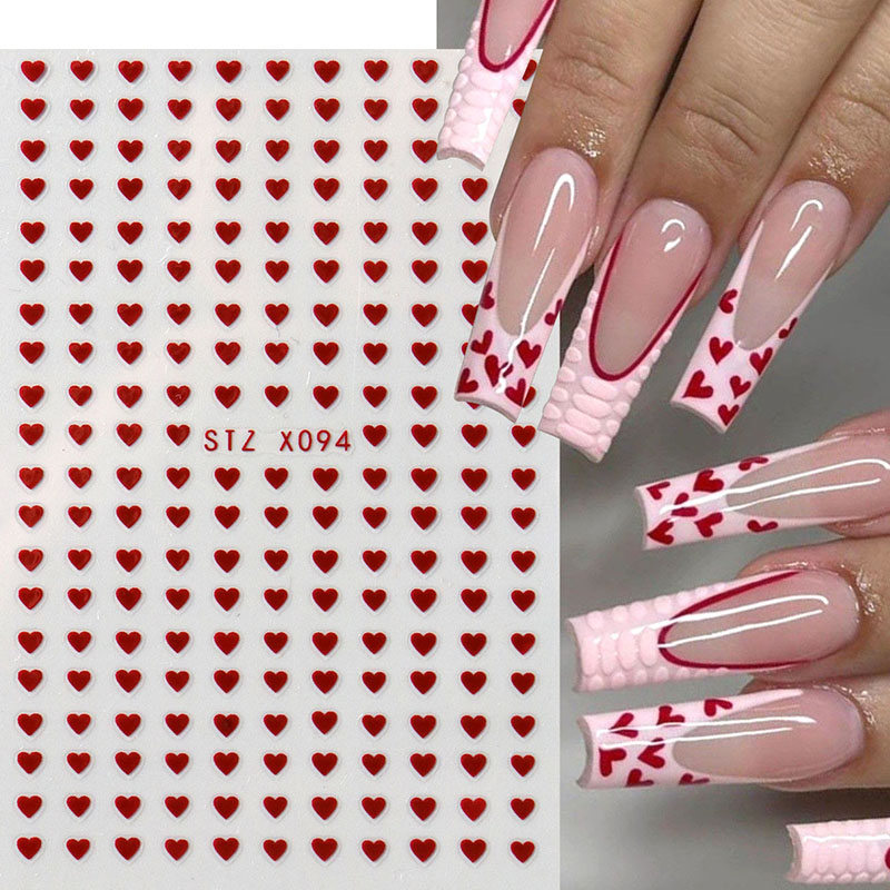Autocollants Mini cœur d'amour - Nail Art Valentines Day avis et prix