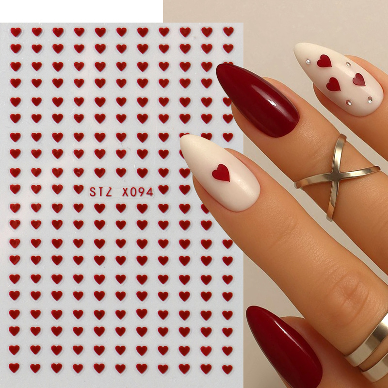 Autocollants Mini cœur d'amour - Nail Art Valentines Day avis et prix