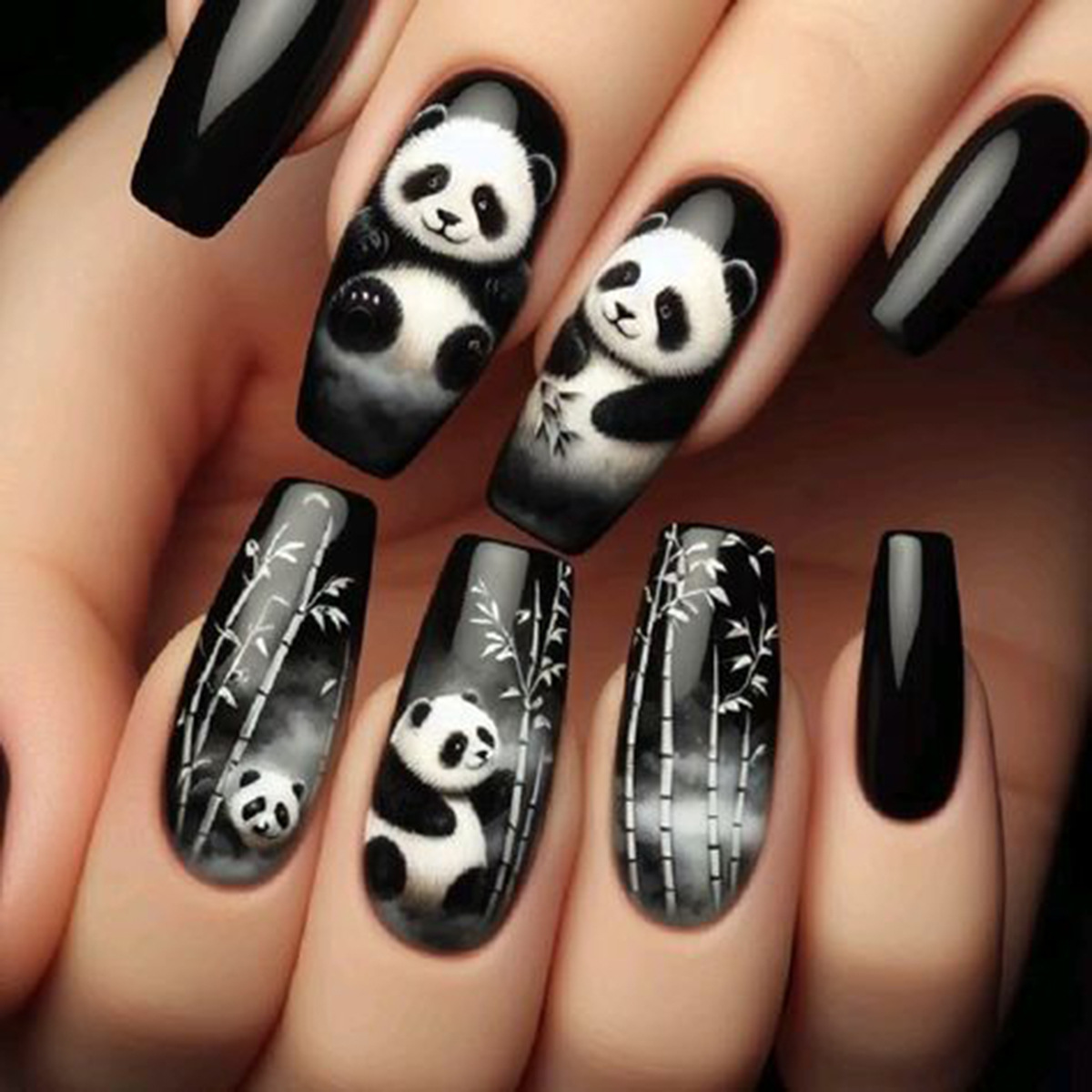 Faux ongles courts, moyens et  - Press On Nail Set avis et prix