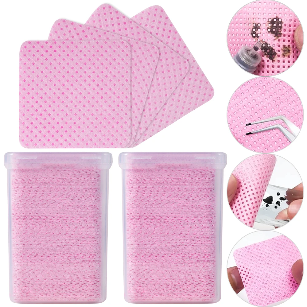 200 Lingettes Roses Anti-Peluc - Nail Art Remove avis et prix