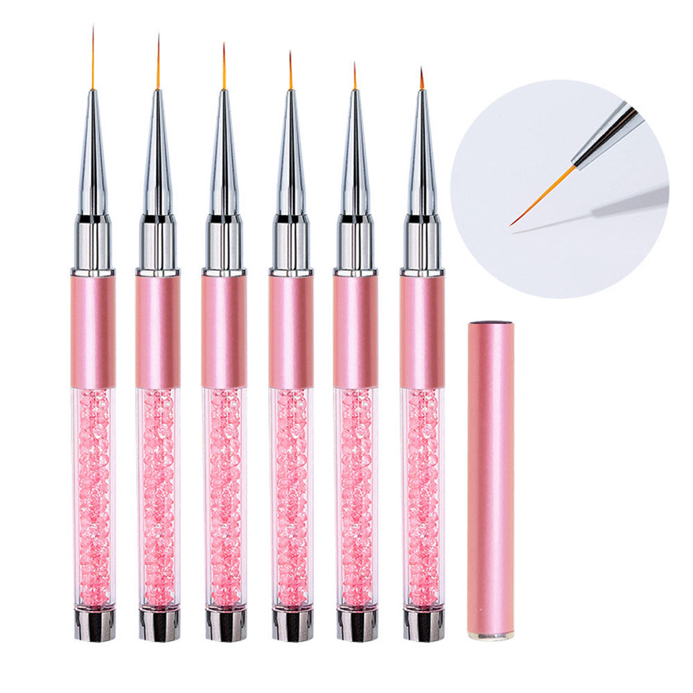 Lot de 6 stylos de nail art en - Nail Art Brush Set avis et prix