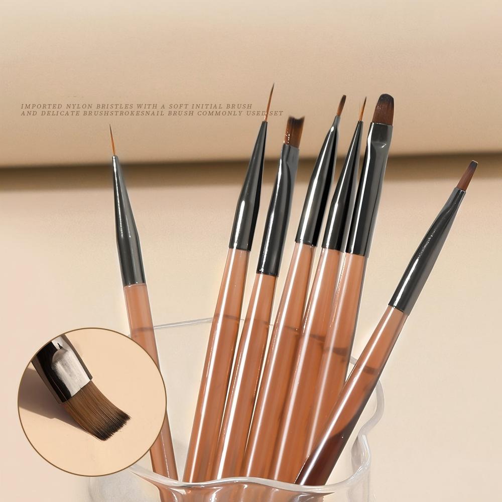 Lot de 9 pinceaux multi-têtes  - Nail Art Brush Set avis et prix