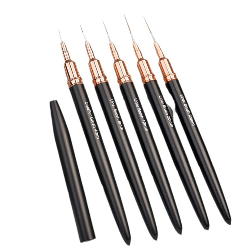 Z. Lot de 5 pinceaux professio - Nail Art Brush Set avis et prix