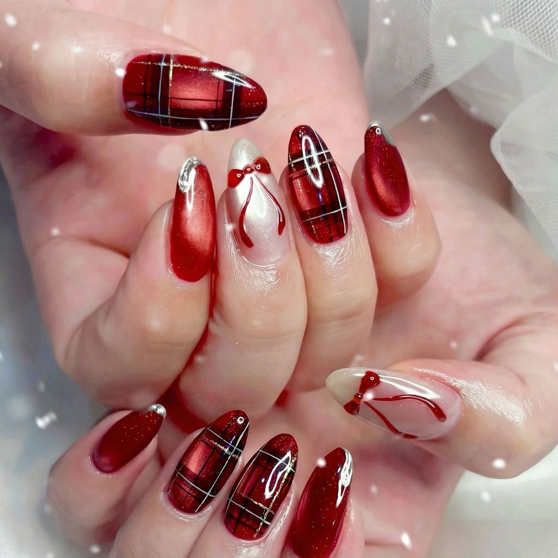 24 faux ongles en forme d'aman - Nail Art Valentines Day avis et prix