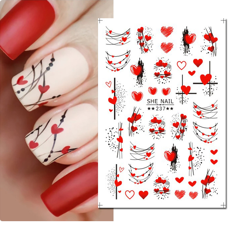 Autocollants 3d pour Nail Art, - Nail Art Valentines Day avis et prix