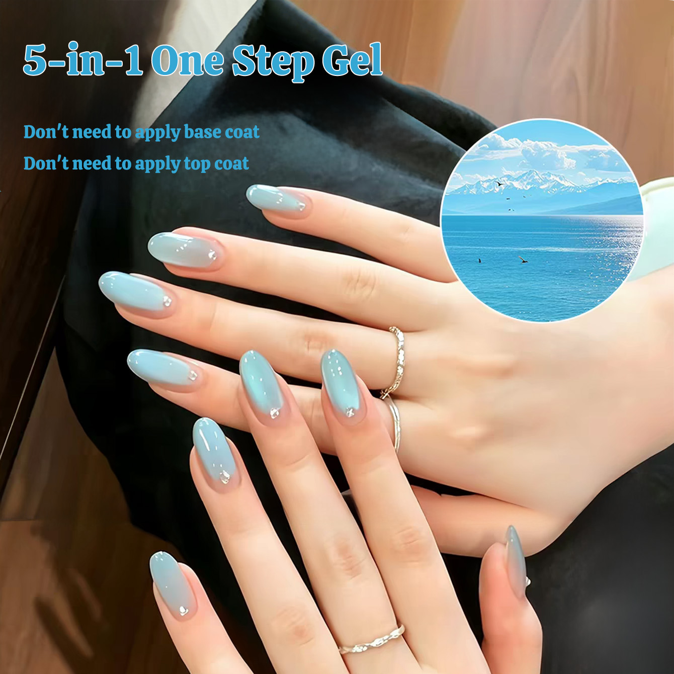 1 pièce TC Summer Clear Blue C - Nail Art Laki Laki avis et prix