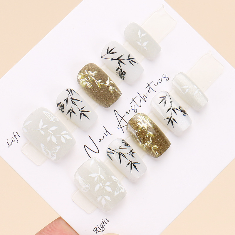 24 pièces/ensemble Nouveaux fa - Press On Nail Set avis et prix