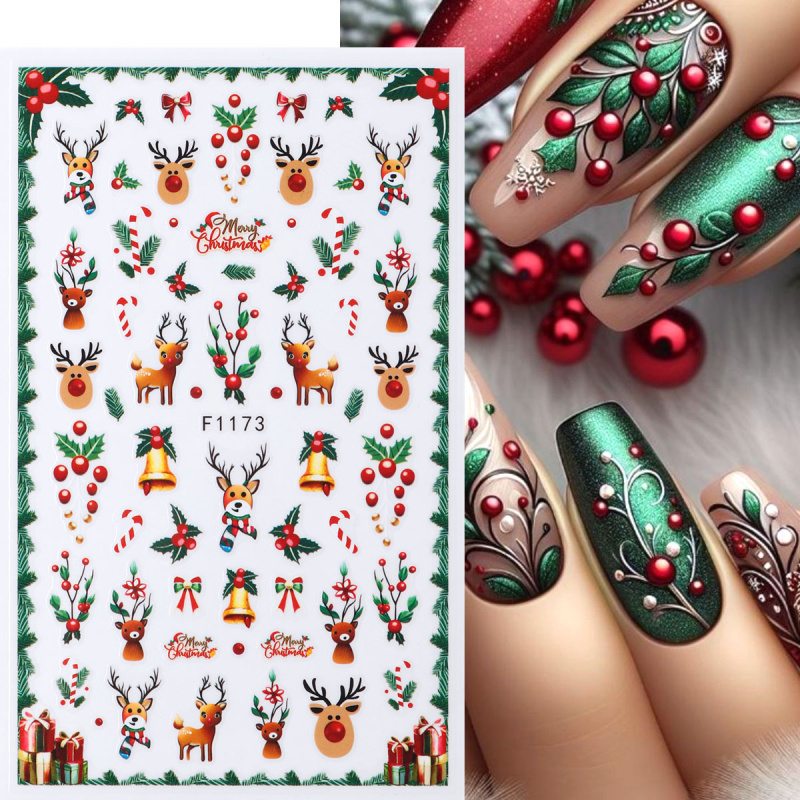 Autocollants pour ongles festi - Nail Art Xmas Tree avis et prix