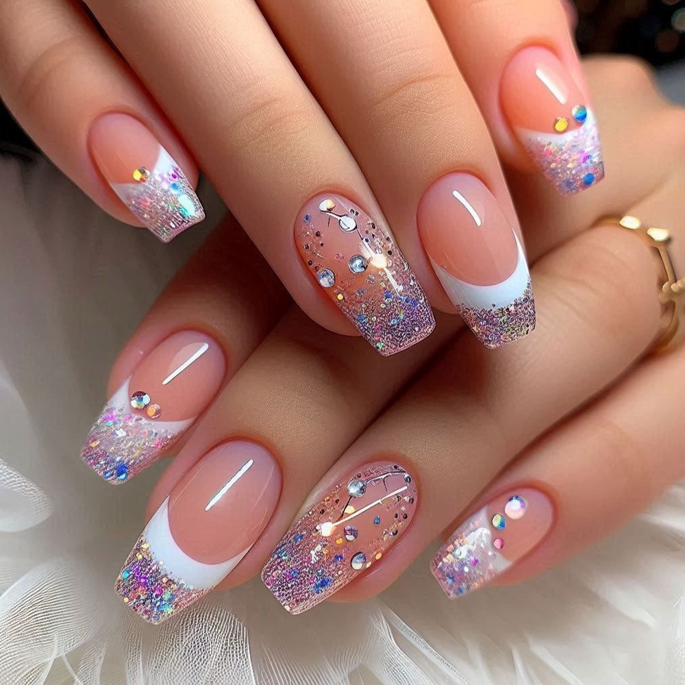 24 pièces/ensemble faux ongles - Press On Nail Set avis et prix