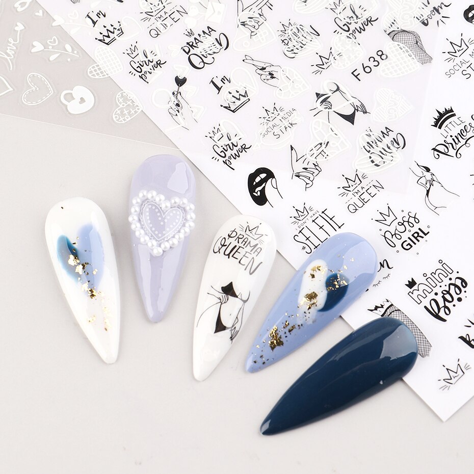 2pcs coeur amour conception 3D - Nail Art Valentines Day avis et prix