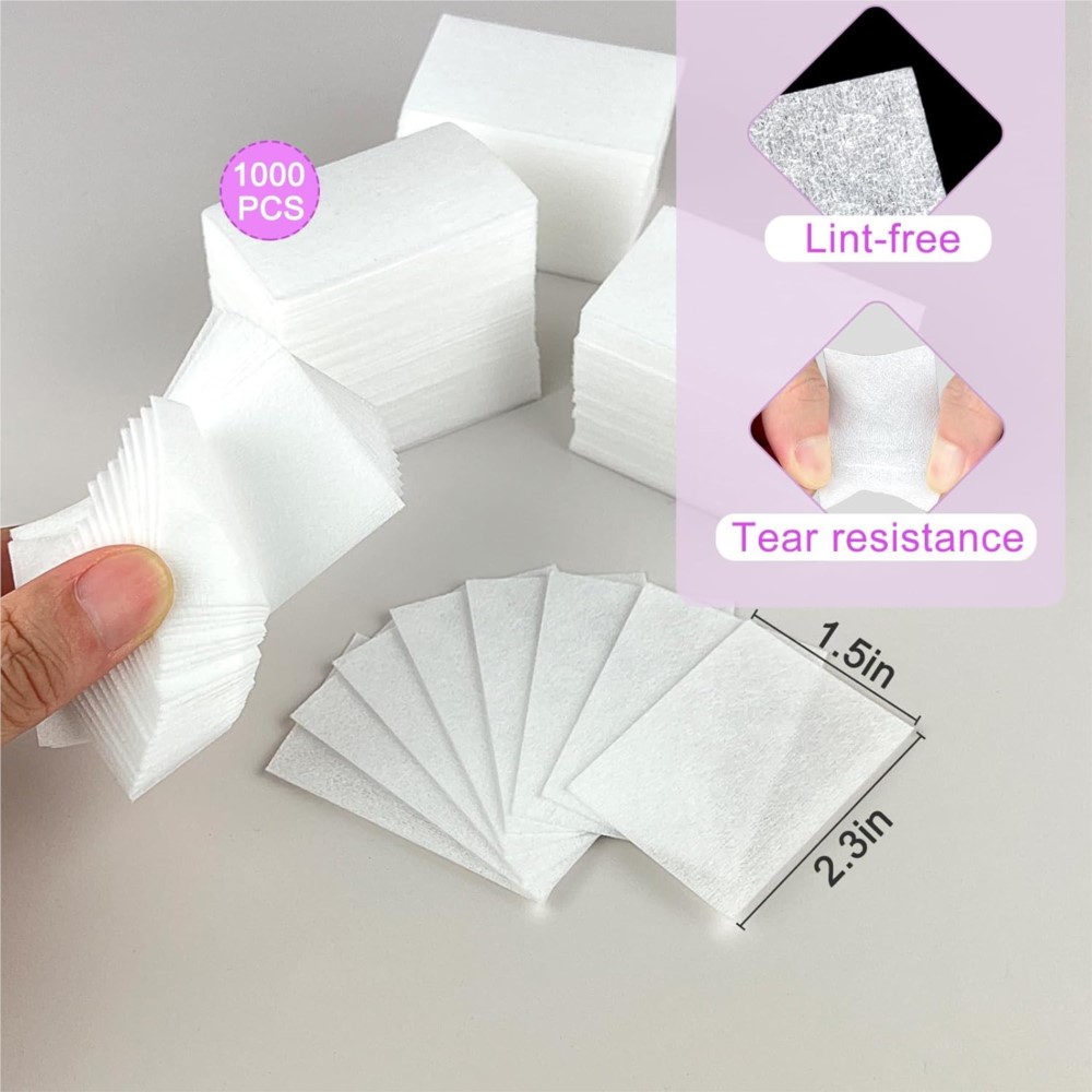 1000 lingettes sans peluches p - Nail Art Remove avis et prix