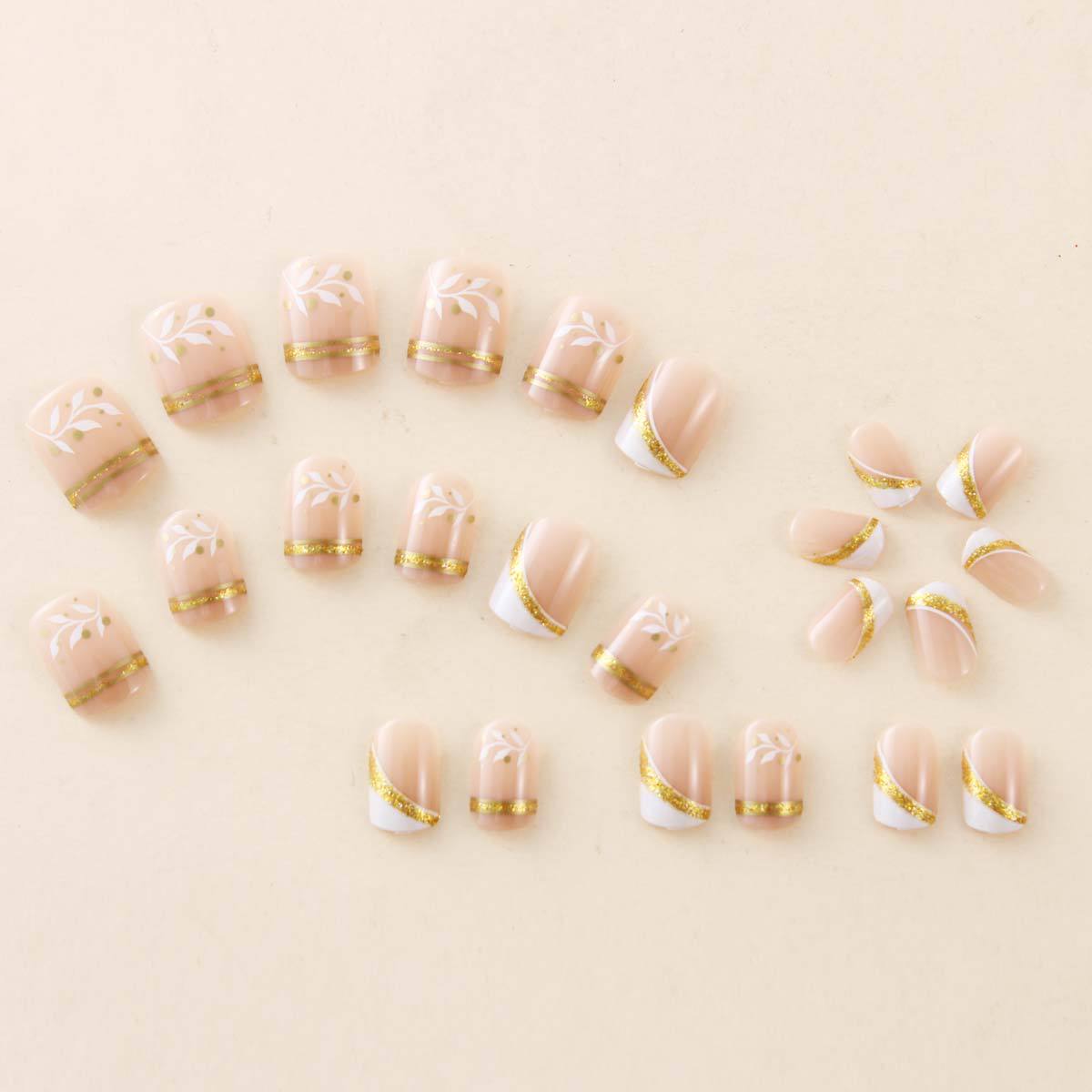 Faux ongles courts et moyens p - Press On Nail Set avis et prix