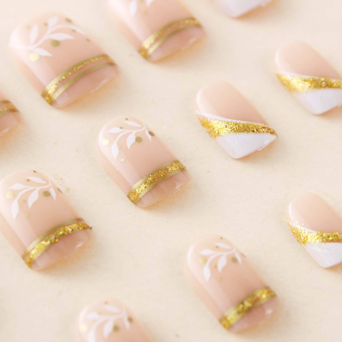 Faux ongles courts et moyens p - Press On Nail Set avis et prix