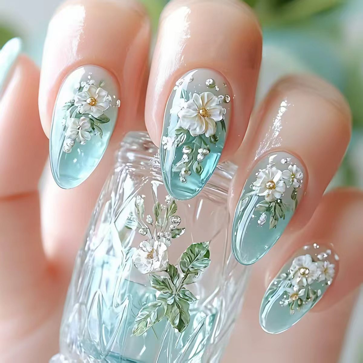Faux ongles moyens pour femmes - Press On Nail Set avis et prix