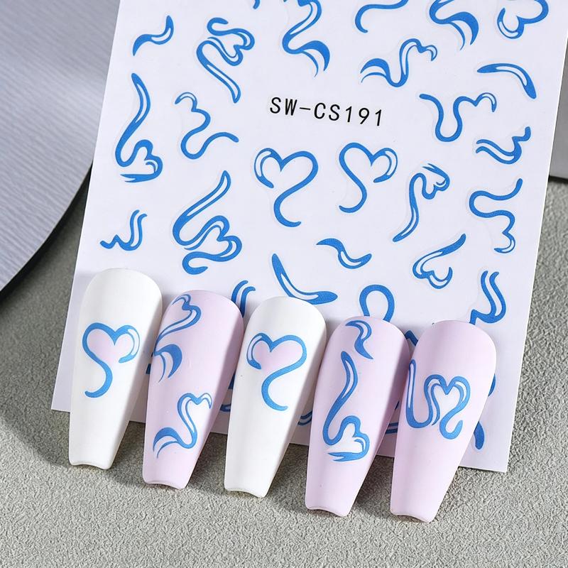 2 feuilles d'autocollants pour - Nail Art Valentines Day avis et prix