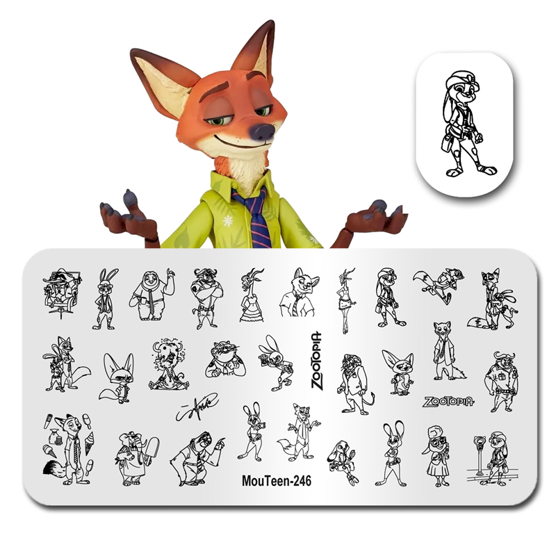MouTeen-246 Disney grande tail - Nail Art Zootopia avis et prix