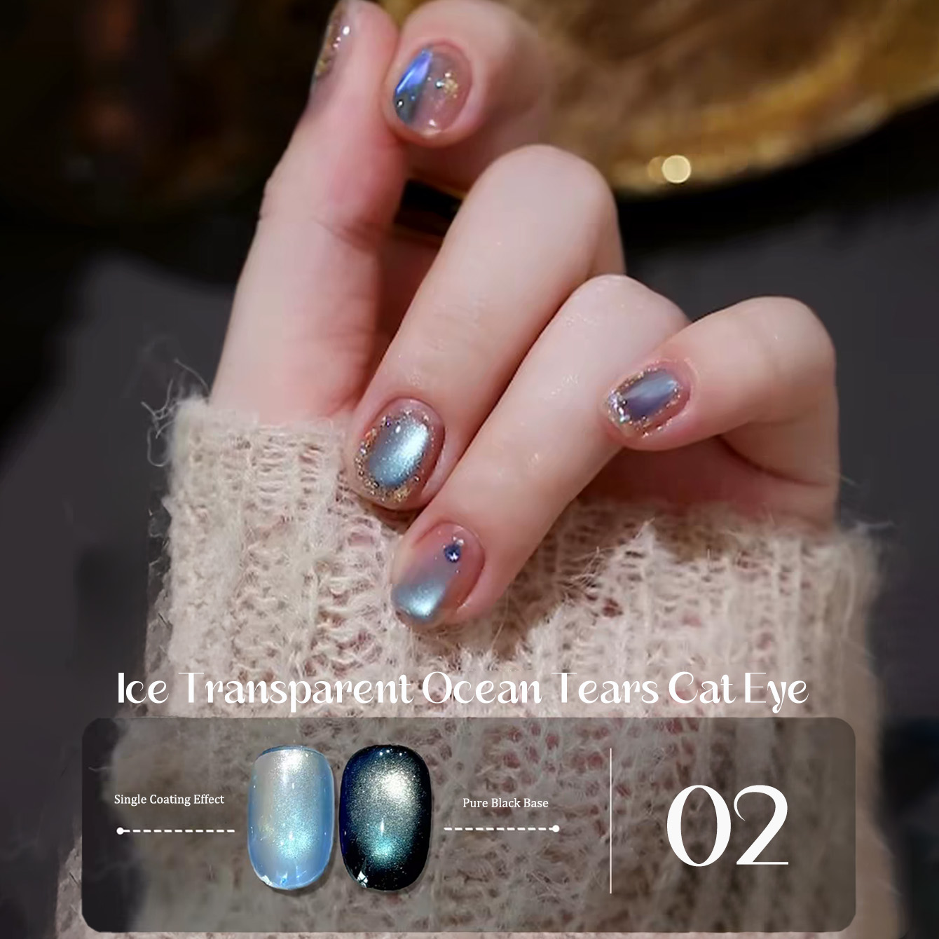 1 pièce PSK Ice Transparent Br - Nail Art Laki Laki avis et prix