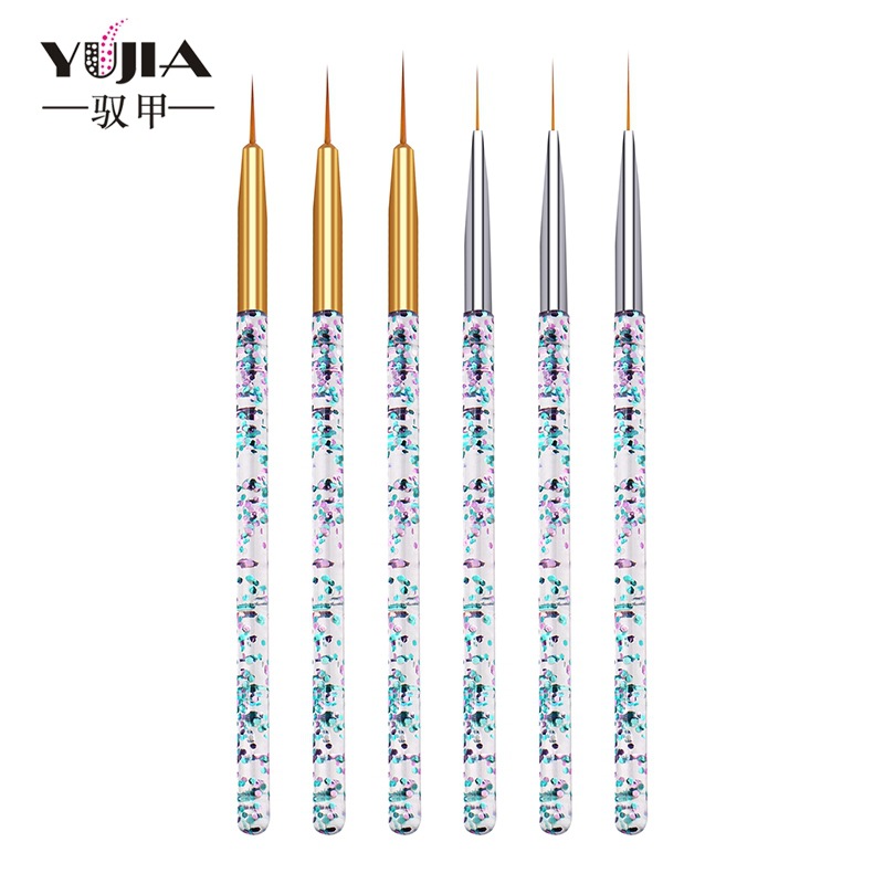 Lot de 3 pinceaux transparents - Nail Art Brush Set avis et prix