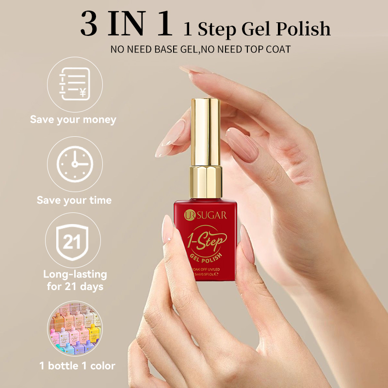 UR SUGAR 15ml 1 étape Gel vern - Nail Art Orange avis et prix