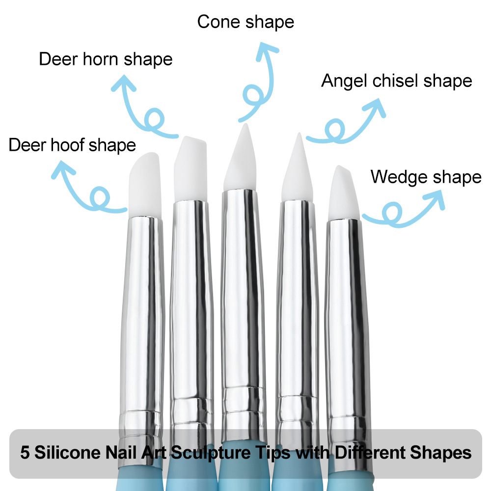 Lot de 1/3/5/6 pinceaux pour n - Nail Art Brush Set avis et prix