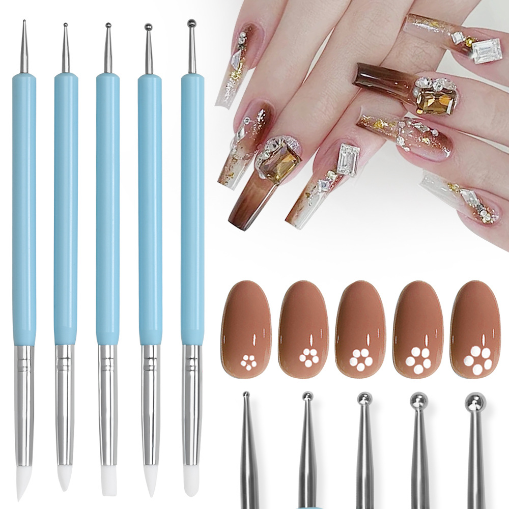Lot de 1/3/5/6 pinceaux pour n - Nail Art Brush Set avis et prix